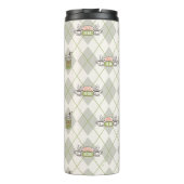 FRIENDS™ | Central Perk Argyle Pattern Thermosbeker (Achterkant)