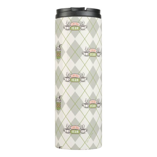 FRIENDS™ | Central Perk Argyle Pattern Thermosbeker (Achterkant)