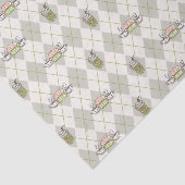 FRIENDS™ | Central Perk Argyle Pattern Tissuepapier (Detail)