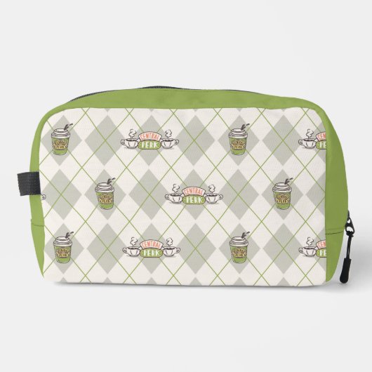 FRIENDS™ | Central Perk Argyle Pattern Toilettasje (Voorkant)