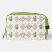 FRIENDS™ | Central Perk Argyle Pattern Toilettasje (Achterkant)