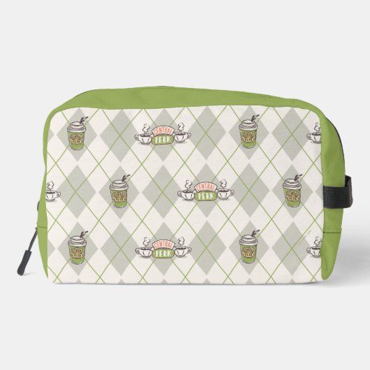 FRIENDS™ | Central Perk Argyle Pattern Toilettasje (Achterkant)