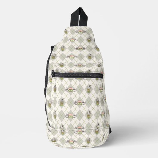 FRIENDS™  | Central Perk Argylepatroon Sling Bag (Voorkant)