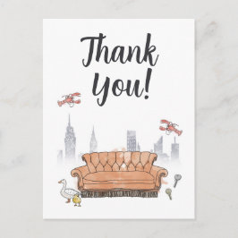 FRIENDS™ | Central Perk Bedankt Briefkaart