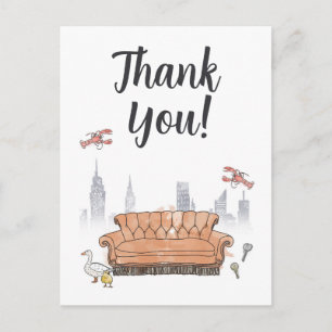 FRIENDS™   Central Perk Bedankt Briefkaart