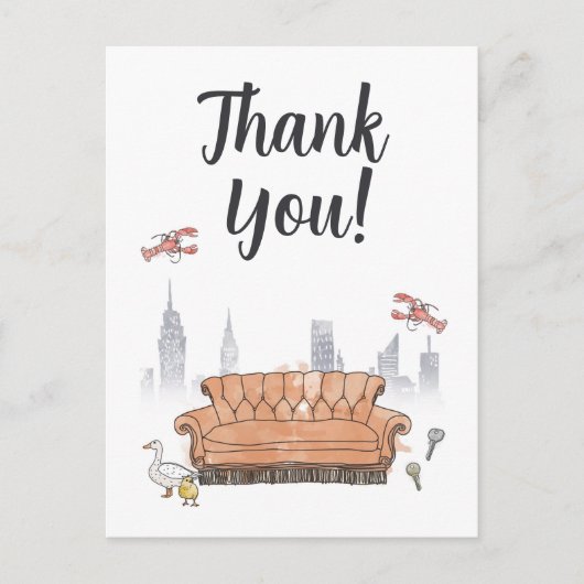 FRIENDS™ | Central Perk Bedankt Briefkaart (Voorkant)