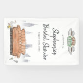 FRIENDS™ | Central Perk Bruidsmeisjesfeest Verwelk Spandoek (Horizontaal)