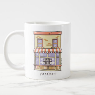 FRIENDS™   Central Perk Cartoon Koffiezaak Grote Koffiekop