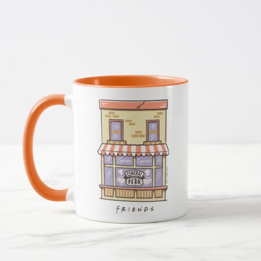 FRIENDS™ | Central Perk Cartoon Koffiezaak Mok (Links)