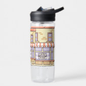 FRIENDS™ | Central Perk Cartoon Koffiezaak Waterfles (Links)