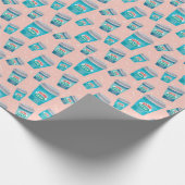 FRIENDS™ | Central Perk Coffee Cup Pattern Cadeaupapier (Hoek)