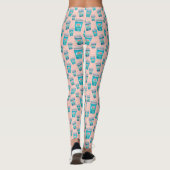 FRIENDS™ | Central Perk Coffee Cup Pattern Leggings (Achterkant)