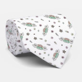 FRIENDS™ | Central Perk Coffee Watercolor Patroon Stropdas (Opgerold)