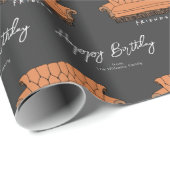 FRIENDS™ Central Perk Couch | Fijne verjaardag Cadeaupapier (Rol Hoek)