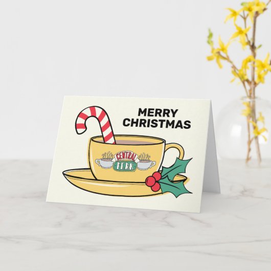 FRIENDS™ | Central Perk Kerstmug Kaart (Gele Bloem)