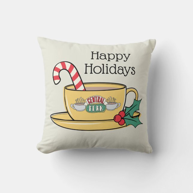 FRIENDS™ | Central Perk Kerstmug Kussen (Voorkant)