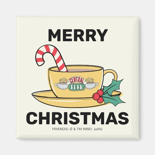 FRIENDS™ | Central Perk Kerstmug Magneet (Voorkant)