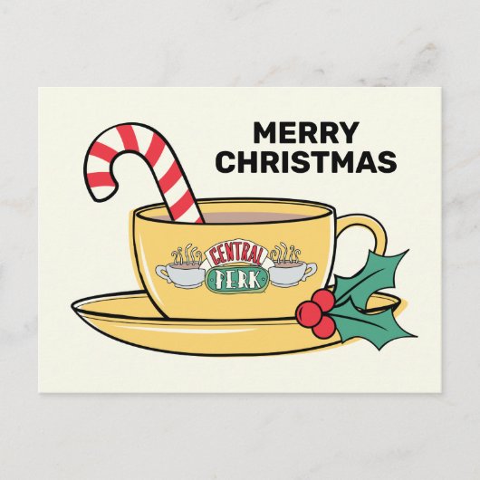 FRIENDS™ | Central Perk Kerstmug Uitnodiging Briefkaart (Voorkant)