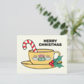 FRIENDS™ | Central Perk Kerstmug Uitnodiging Briefkaart (Staand voorkant)