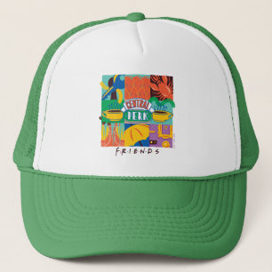 FRIENDS™ Central Perk Kleurrijk Grafisch Trucker Pet