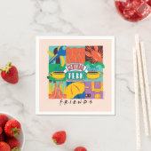 FRIENDS™ | Central Perk Levendig Grafisch Servet (Insitu)