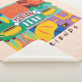 FRIENDS™ | Central Perk Levendig Grafisch Sherpa Deken (3/4)