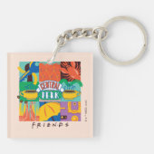 FRIENDS™ | Central Perk Levendig Grafisch Sleutelhanger (Achterkant)