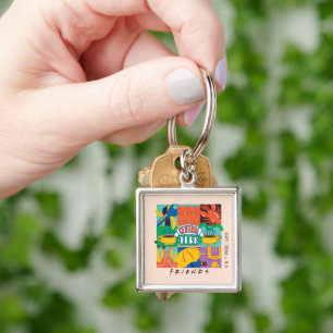 FRIENDS™ Central Perk Levendig Grafisch Sleutelhanger