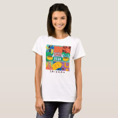 FRIENDS™ | Central Perk Levendig Grafisch T-shirt (Voorkant volledig)