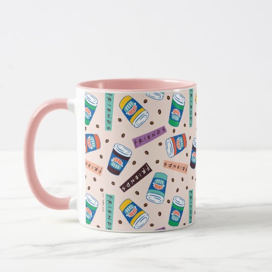 FRIENDS™ | Central Perk Levendig Koffiepatroon Mok (Links)