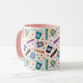 FRIENDS™ | Central Perk Levendig Koffiepatroon Mok (Voorkant links)