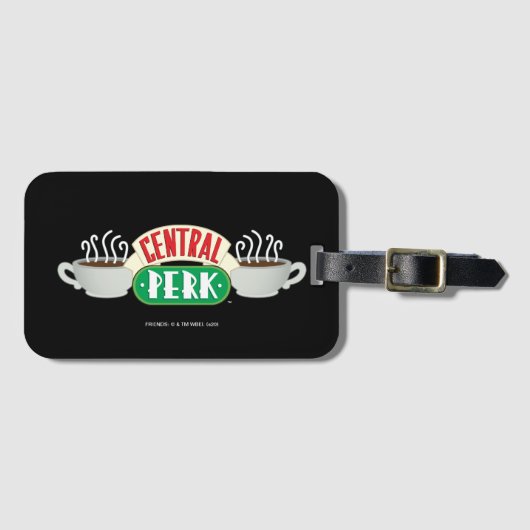 FRIENDS™ | Central Perk Logo Bagagelabel (Voorkant (horizontaal))