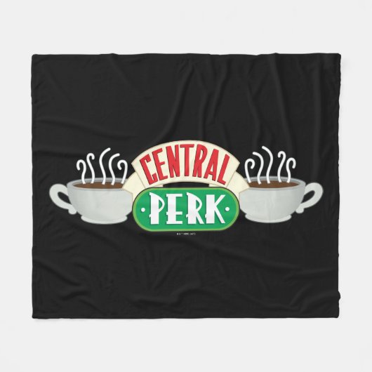 FRIENDS™ | Central Perk Logo Fleece Deken (Voorkant (Horizontaal))
