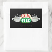 FRIENDS™ | Central Perk Logo Rechthoekige Sticker (Tas)