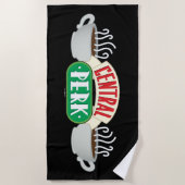 FRIENDS™ | Central Perk Logo Strandlaken (Voorkant)