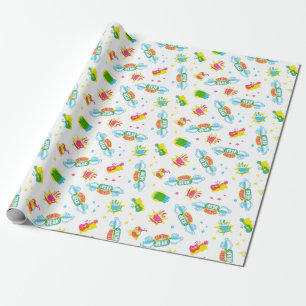 FRIENDS™   Central Perk Neon Patroon Cadeaupapier
