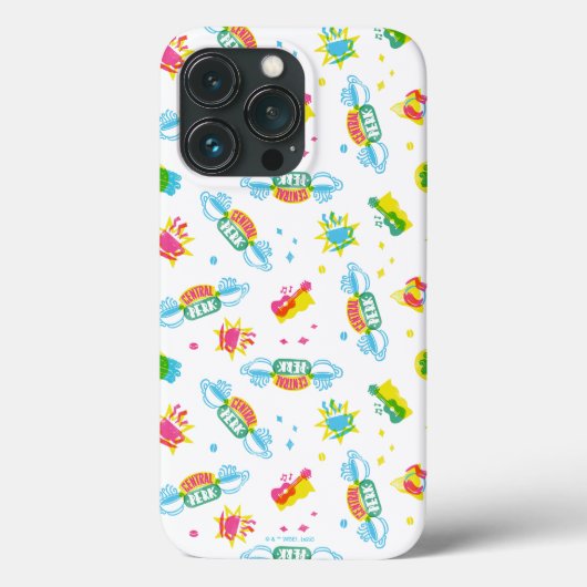 FRIENDS™ | Central Perk Neon Patroon Case-Mate iPhone Case (Achterkant)
