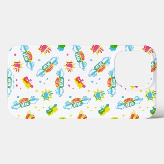 FRIENDS™ | Central Perk Neon Patroon Case-Mate iPhone Case (Achterkant (horizontaal))