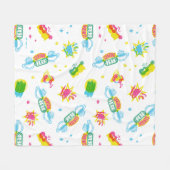 FRIENDS™ | Central Perk Neon Patroon Fleece Deken (Voorkant (Horizontaal))