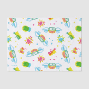 FRIENDS™ Central Perk Neon Patroon Tissuepapier
