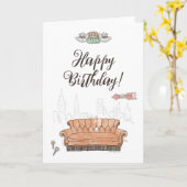 FRIENDS™ | Central Perk Verjaardag Kaart (Gele Bloem)
