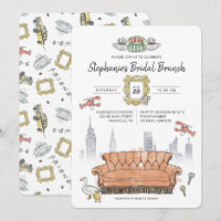 FRIENDS™ | Central Perk Watercolor Bruidsbrunch