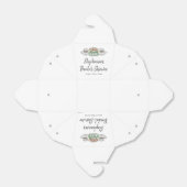 FRIENDS™ | Central Perk Watercolor Bruiloftsborrel Bedankdoosjes (Uitgevouwen)