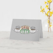 FRIENDS™ | Central Perk Watercolor Logo Kaart (Gele Bloem)