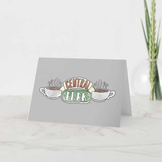 FRIENDS™ | Central Perk Watercolor Logo Kaart (Voorkant)