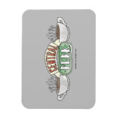FRIENDS™ | Central Perk Watercolor Logo Magneet (Verticaal)