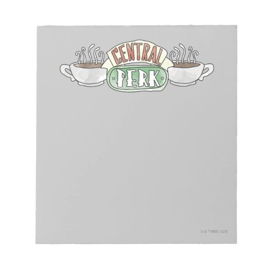 FRIENDS™ | Central Perk Watercolor Logo Notitieblok (Voorkant)