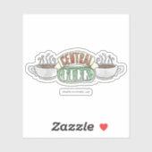 FRIENDS™ | Central Perk Watercolor Logo Sticker (Vel)