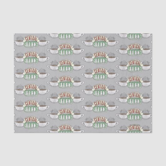 FRIENDS™ | Central Perk Watercolor Logo Tissuepapier (Voorkant)