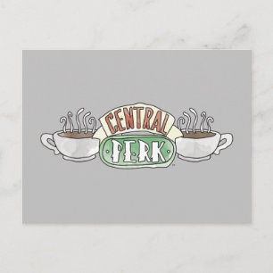 FRIENDS™   Central Perk Watercolor-logo Uitnodiging Briefkaart